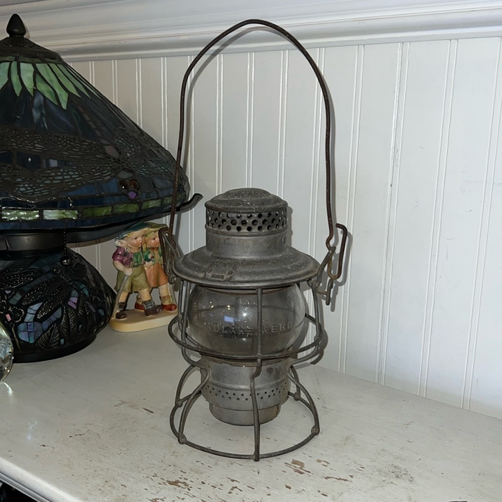 Antique 1923 Adam’s & Westlake Co. Adlake Keri railroad lantern